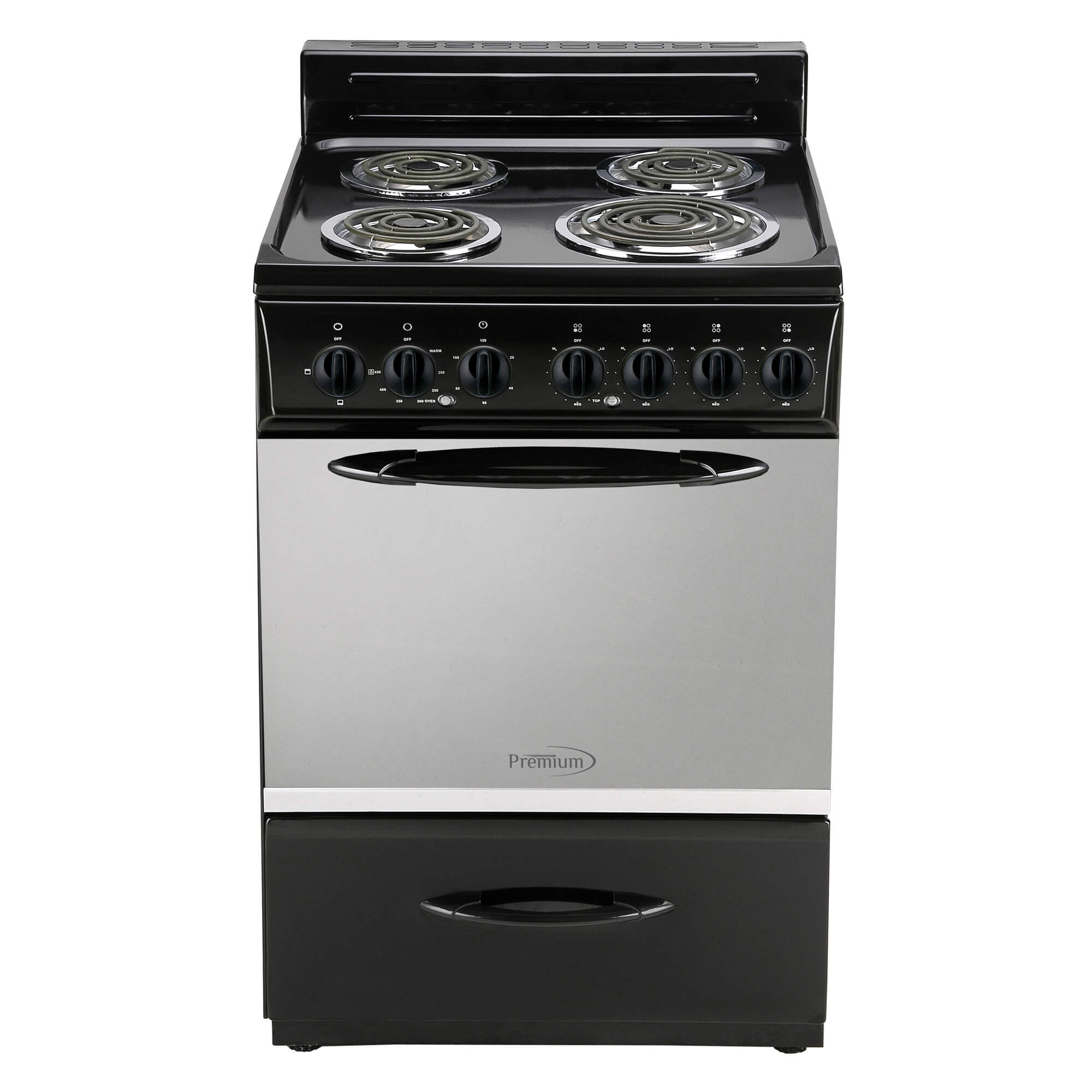 PREMIUM LEVELLA 24" 4 Burners Portable Electric Range. Stove. Glass D