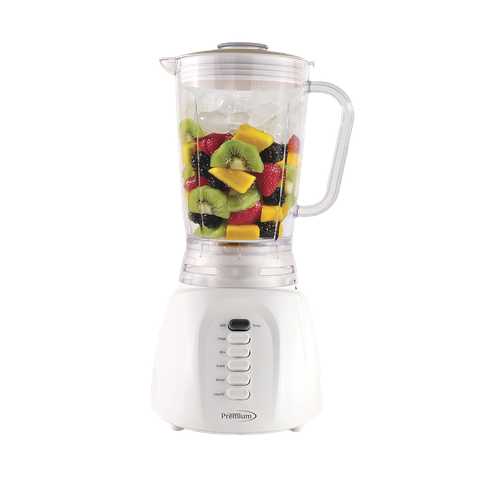 PREMIUM White 5Speed + pulse button Blender 40 oz Stainless Steel b SoCold Enterprises